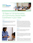 10 Steps to Full Authorization of a Community Dental Health Coordinator in your State