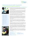 Community Dental Health Coordinator Program Overview and Planning for Communities by American Dental Association