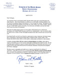 Representative Robin L. Kelly Letter to Congress re: HR 4395, the Action for Dental Health Act of 2014