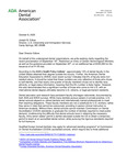October 8, 2025 — ODC Letter to CIS on H-1B Visa Guidance by American Dental Association; Academy of General Dentistry; American Academy of Oral & Maxillofacial Pathology; American Academy of Periodontology; American Association for Dental, Oral, and Craniofacial Research; American Association of Endodontists; American Association of Orthodontists; American Dental Education Association; American Society of Dentist Anesthesiologists; American Student Dental Association; Hispanic Dental Association; and American Academy of Pediatric Dentistry
