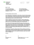 March 10, 2025 — Letter to U.S. House of Representatives on Introduction the Action for Dental Health Act of 2025 by American Dental Association