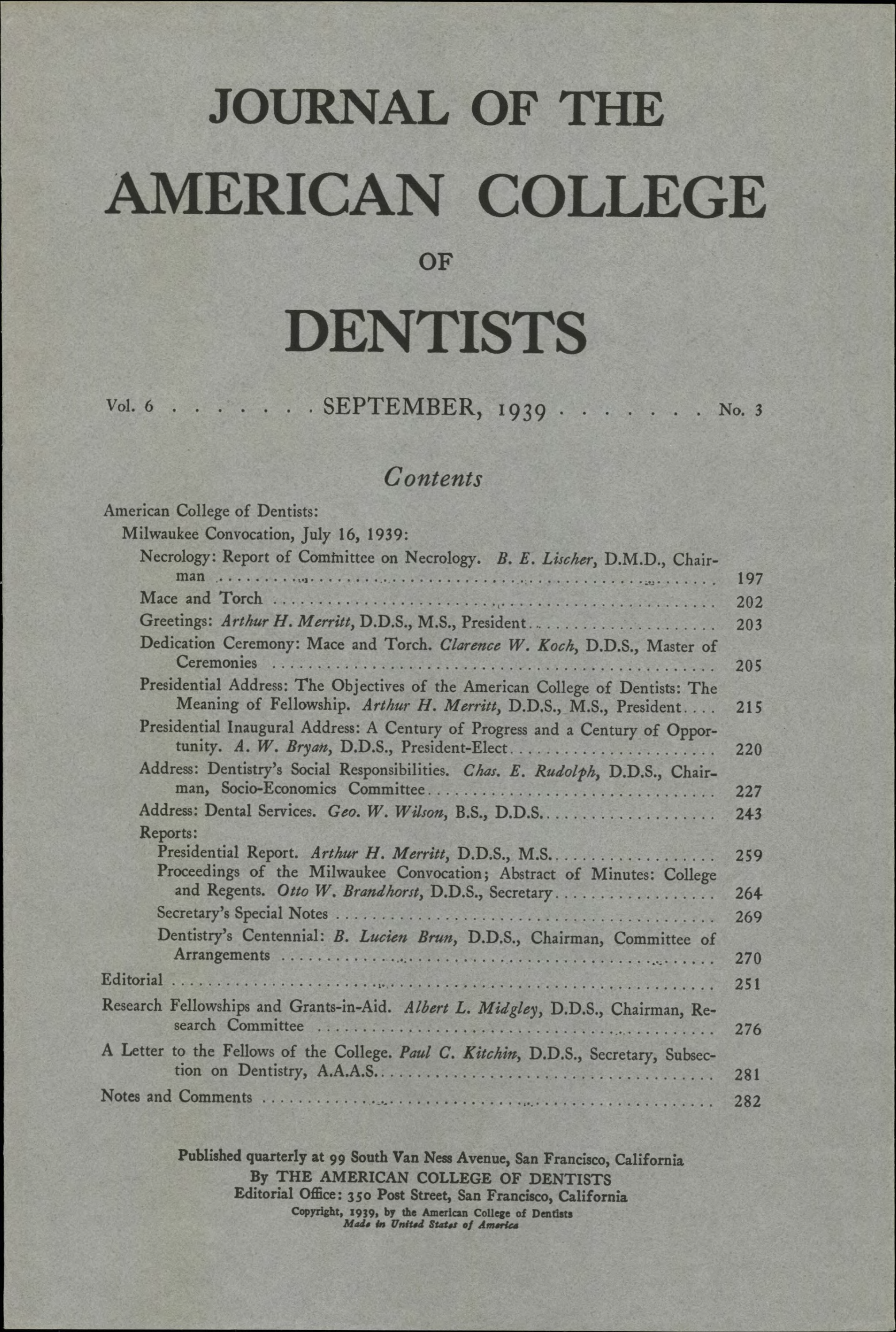 JACD cover made of plain white paper with black, centered text that fills the page.