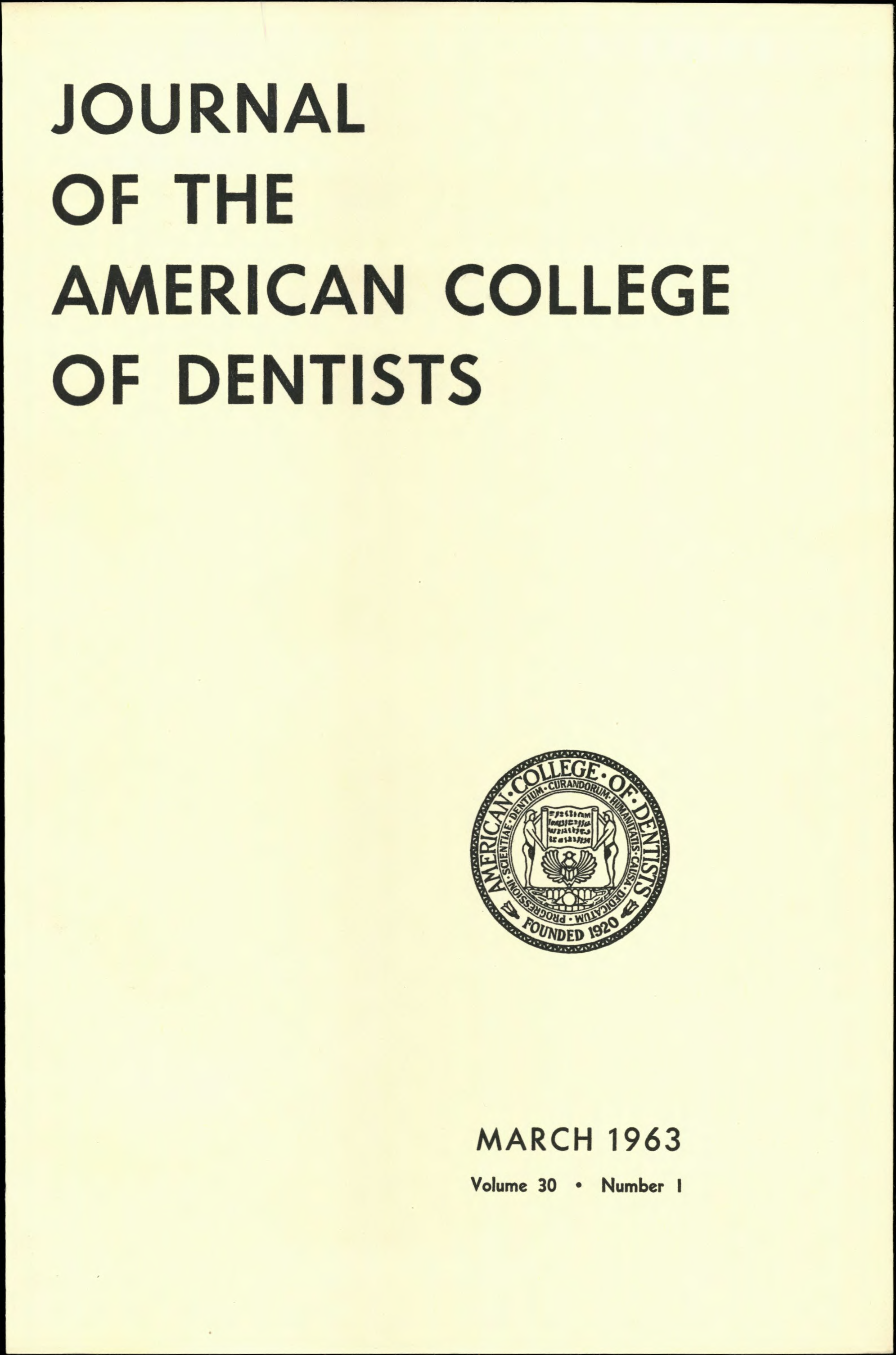 White JACD cover with plack ACD seal in the corner