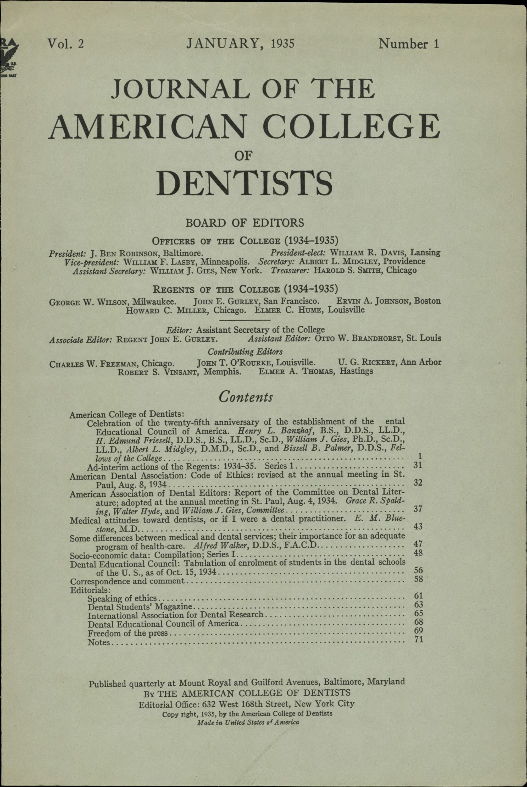 JACD cover made of plain white paper with black, centered text that fills the page.