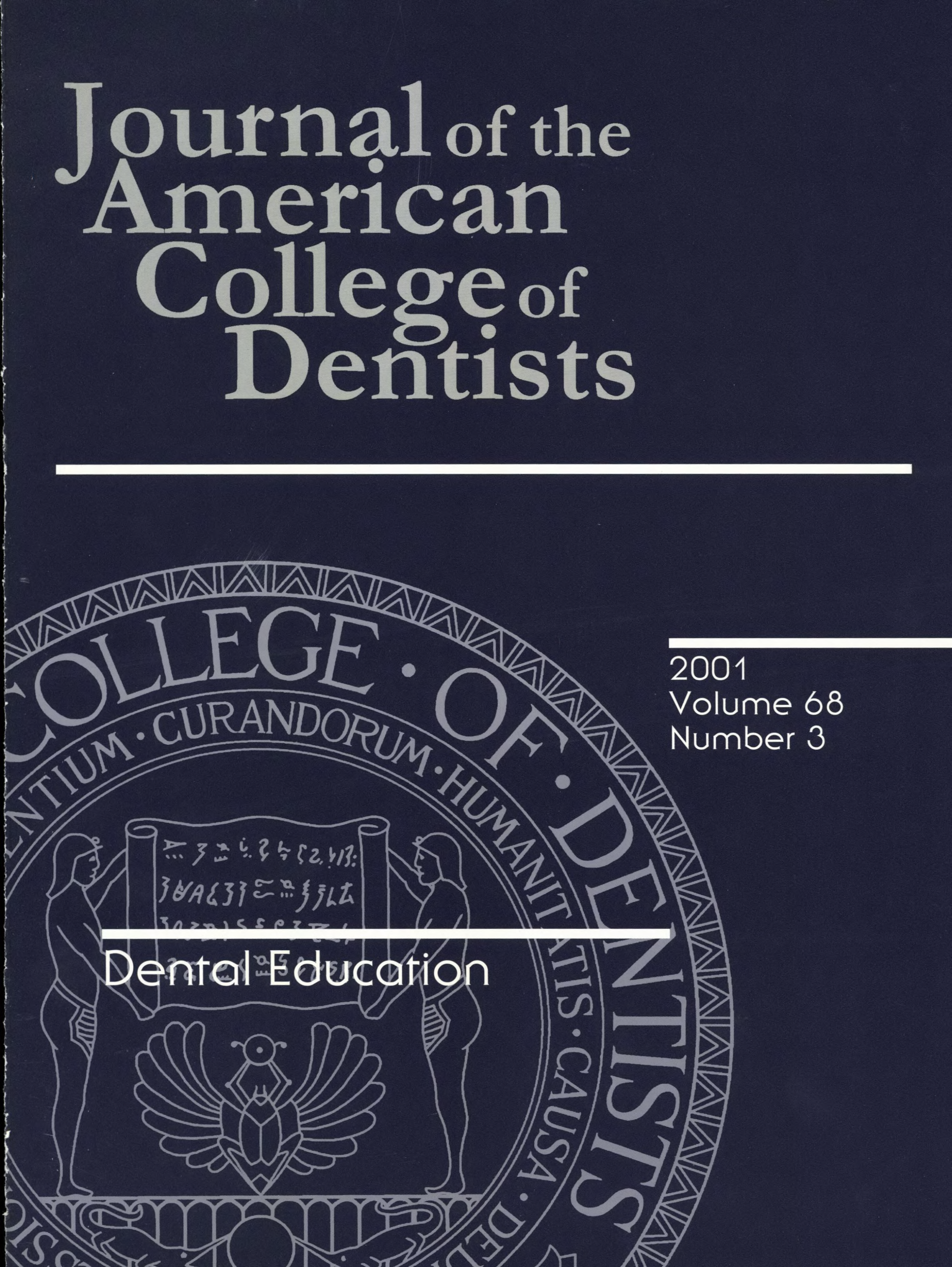 Dark blue JACD cover with a large, light gray ACD seal in the background