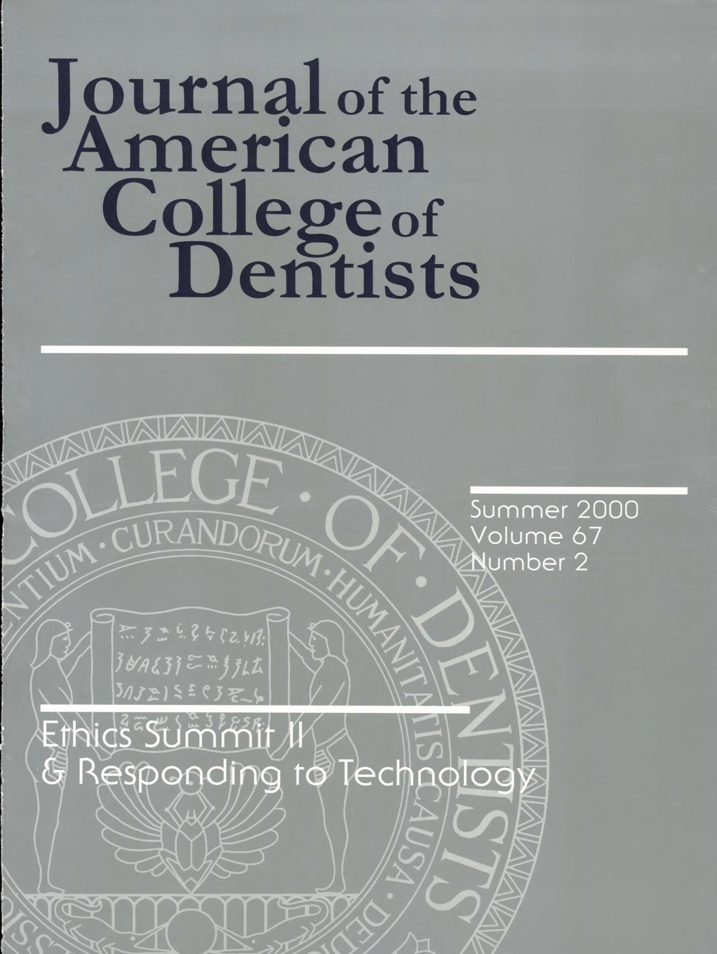 Dark gray JACD cover with a large light gray ACD seal in the background