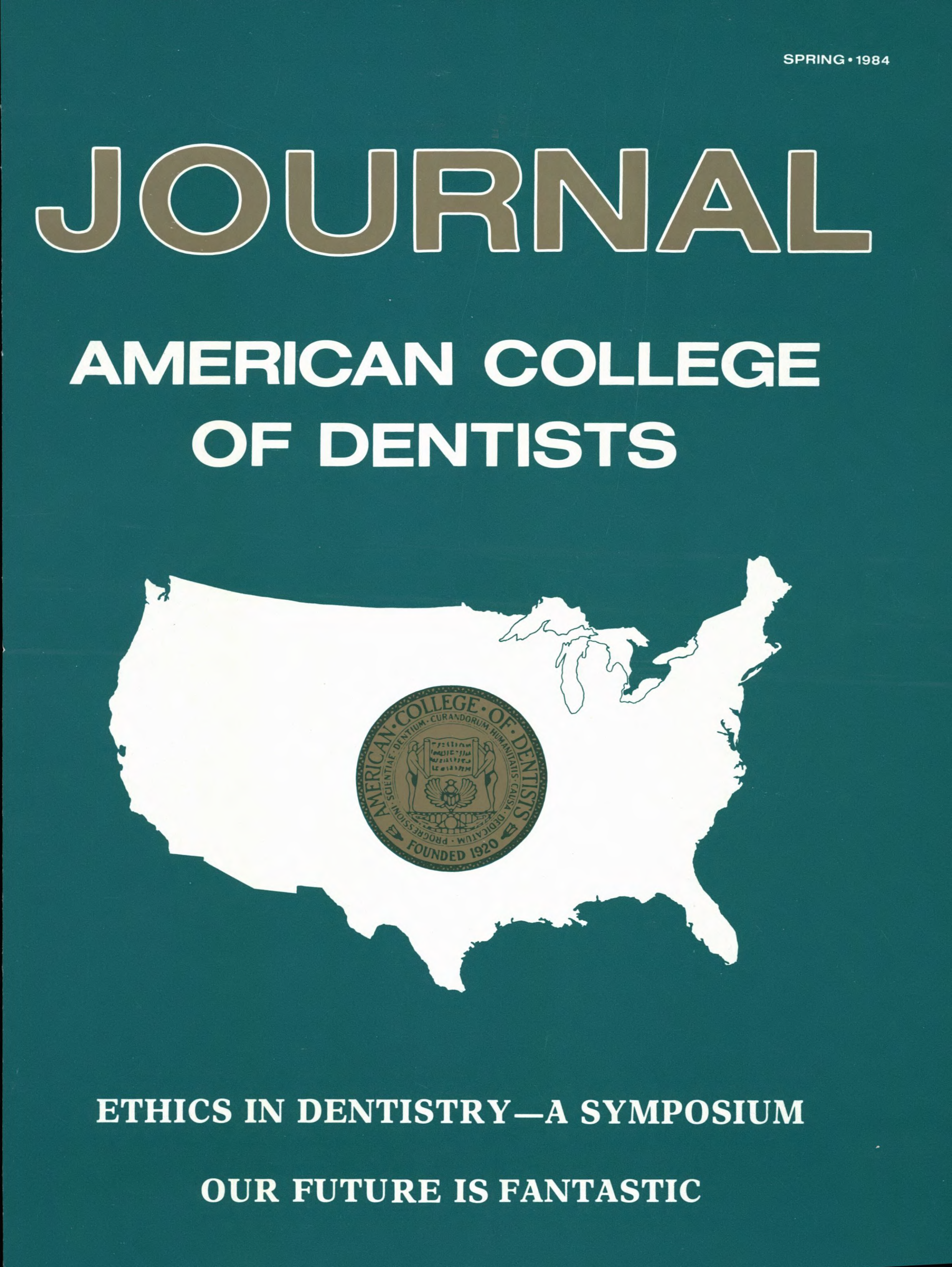 A white outline of the United States on a teal background. A gold ACD seal is inside.