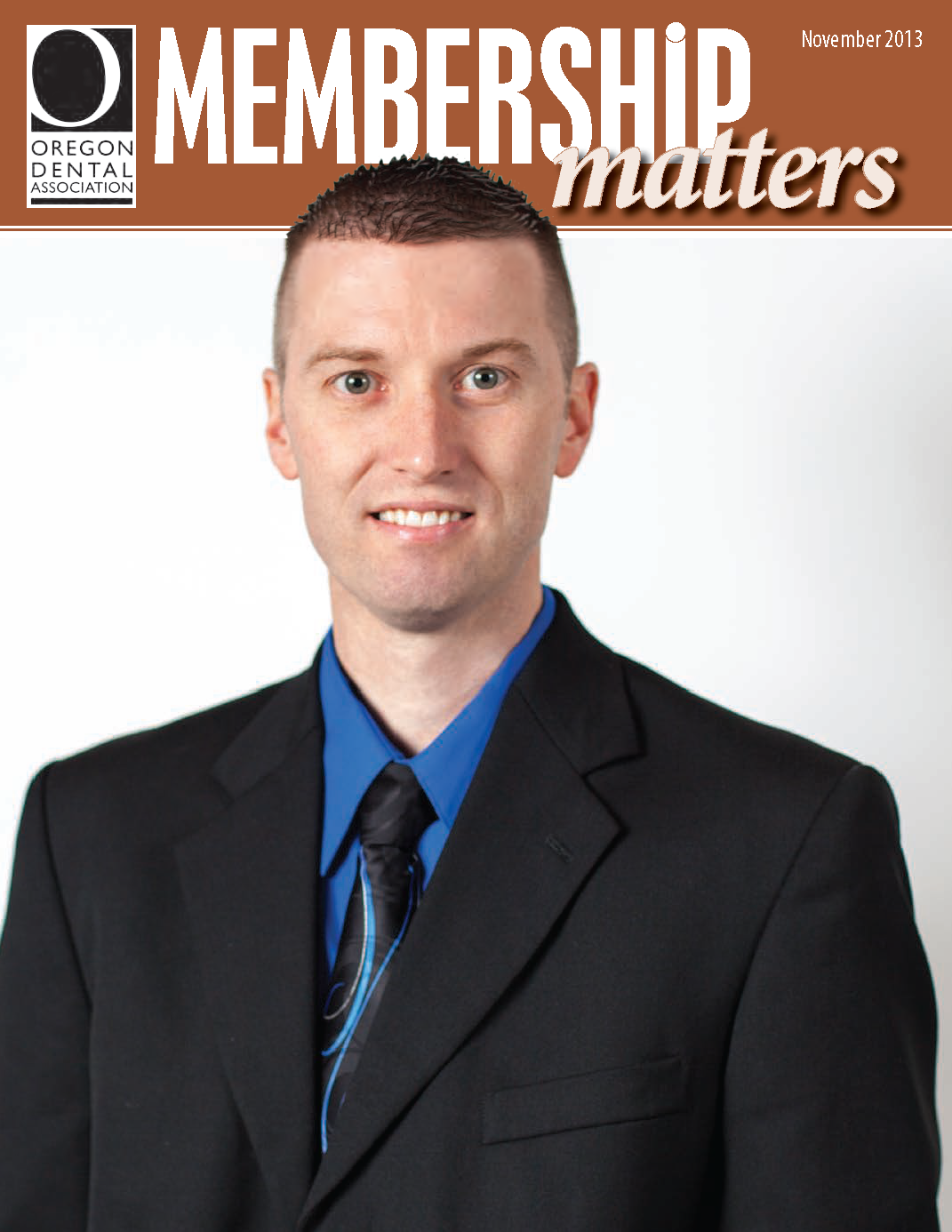 Photograph of the ODA's new president, Judd Larson DDS