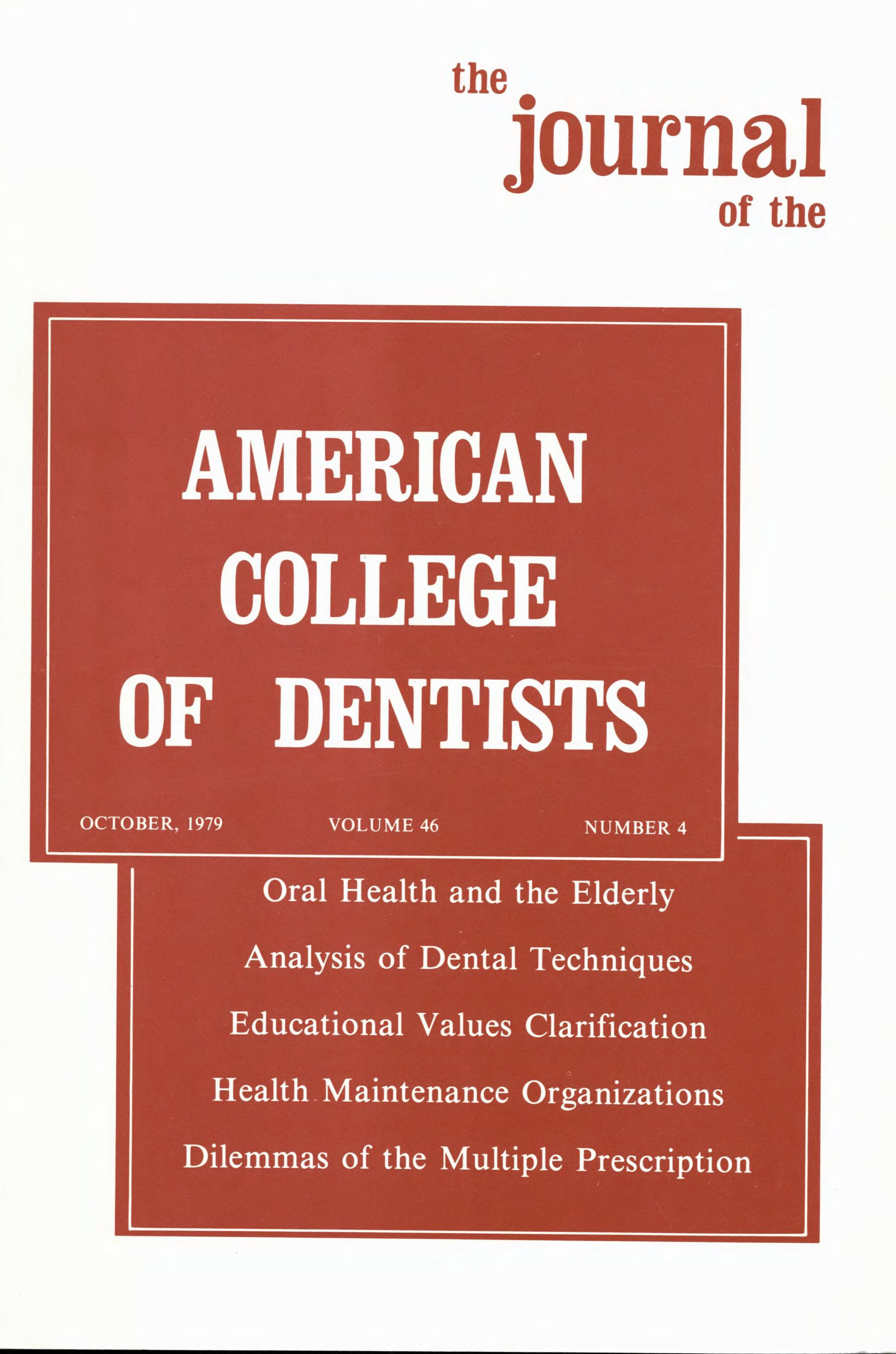 White cover with two orange offset boxes with the journal title and article headlines