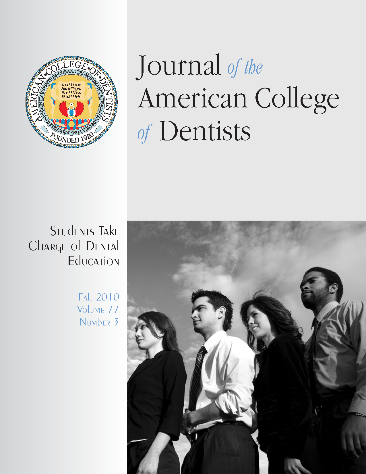 Black and white photo of young professionals