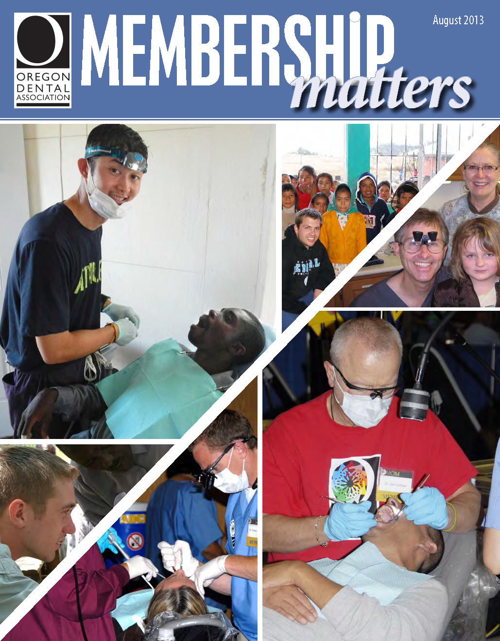 Various images of dental professionals at work