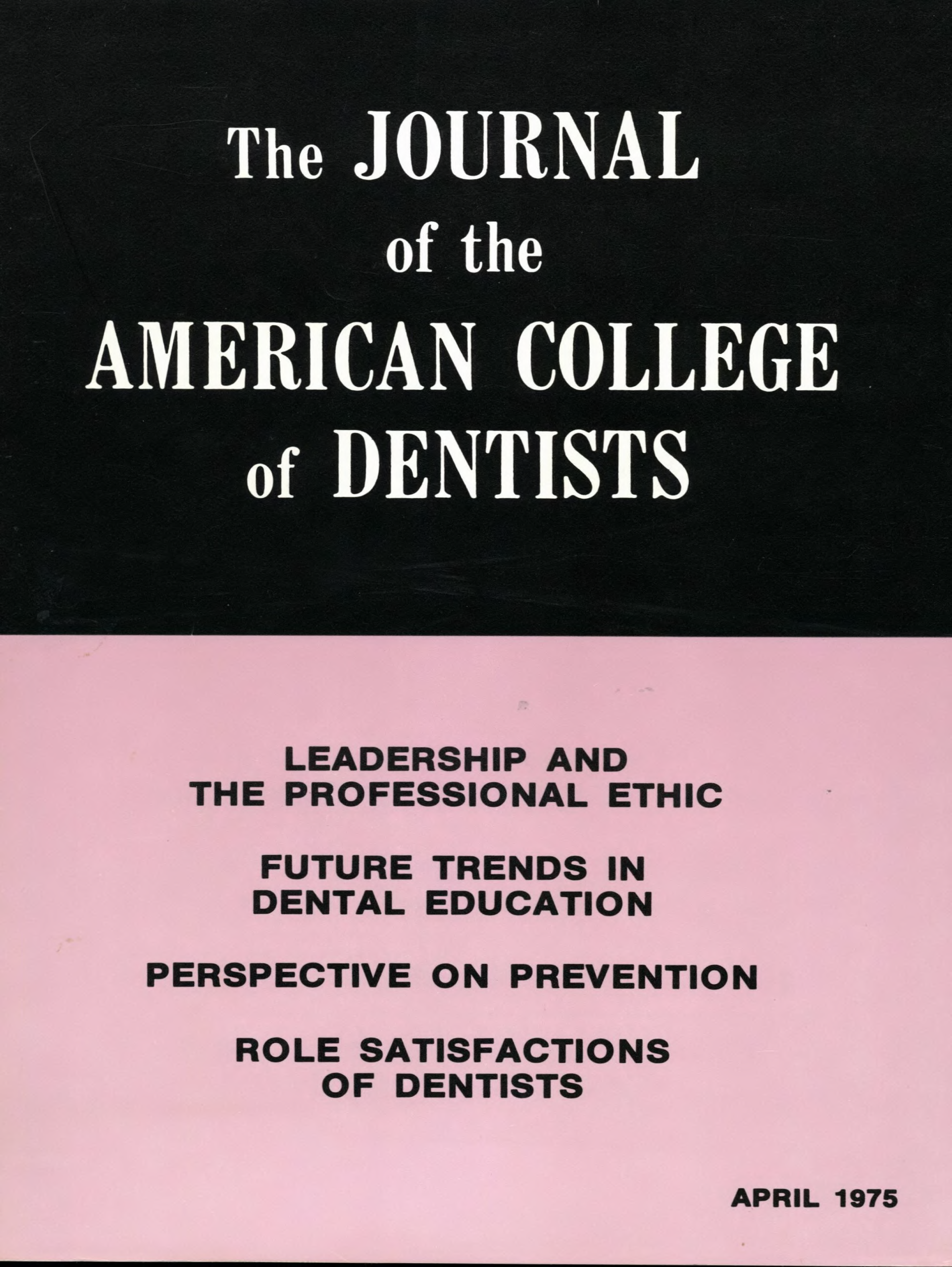 JACD cover split into two horizontally: the top block is black with the title, bottom is pink with featured headlines