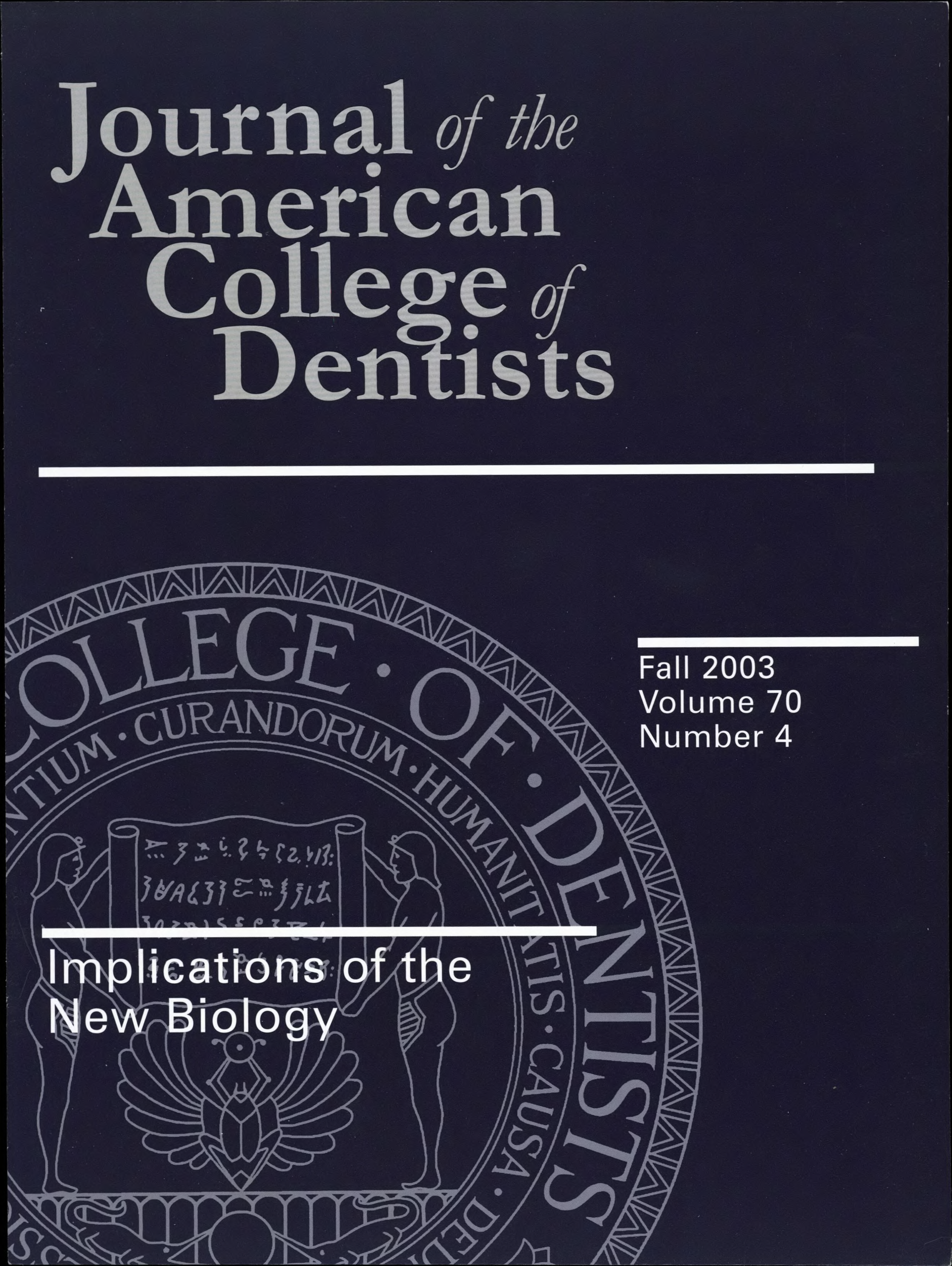 Navy blue JACD cover with the official ACD seal in the background