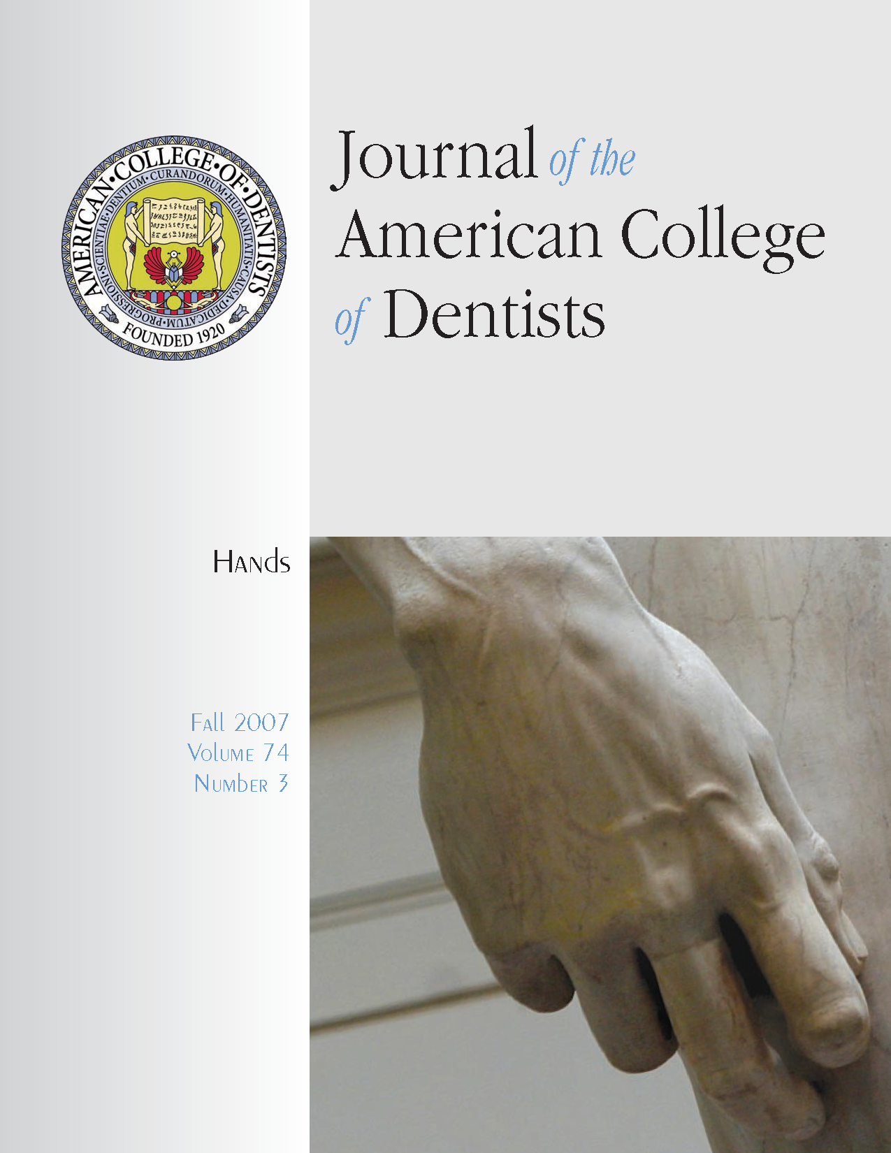 Closeup photo of the hand of Micahelangelo's statue David