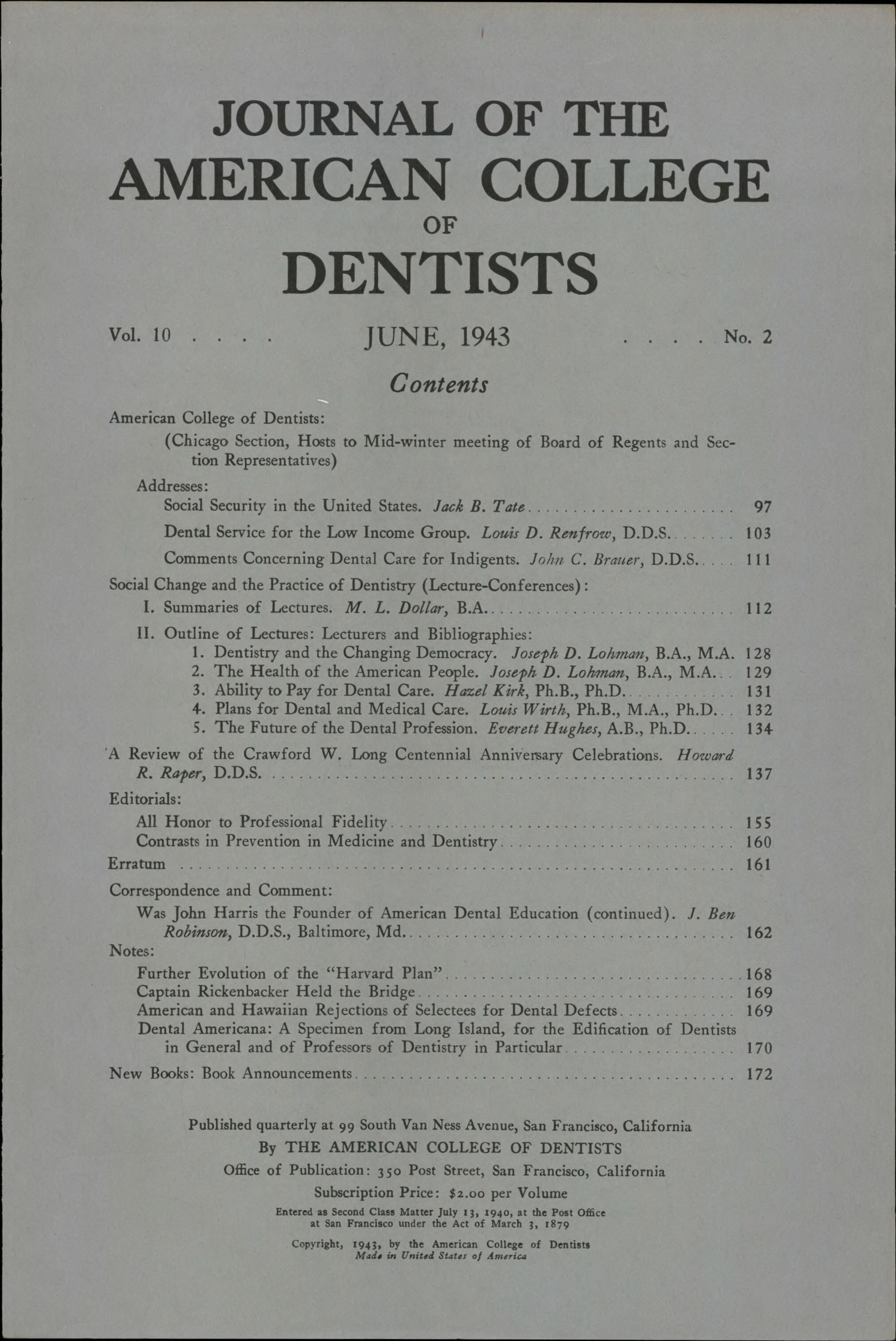 JACD cover made of plain white paper with black, centered text that fills the page.