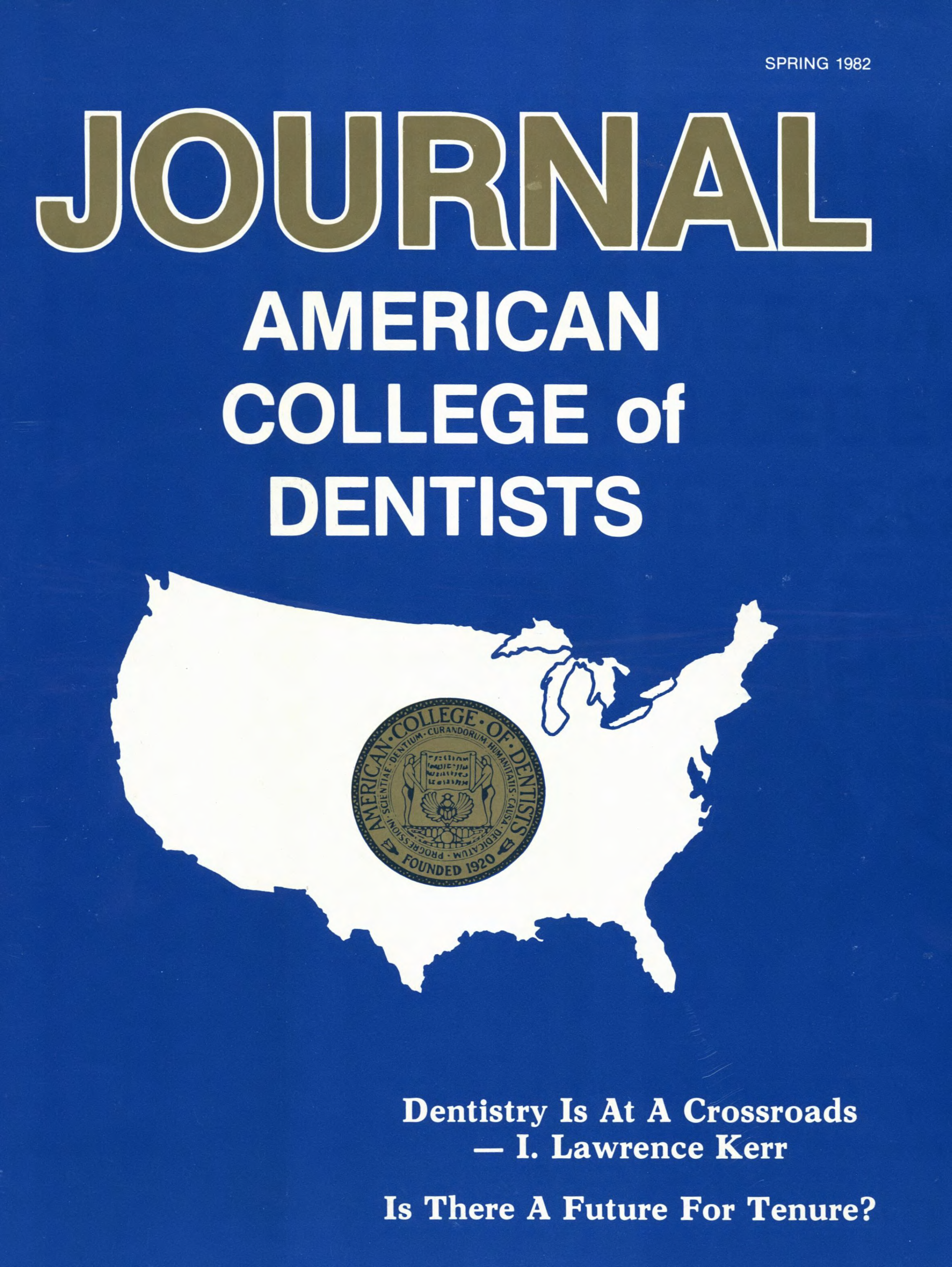 A white outline of the United States on a blue background. A gold ACD seal is inside. Above reads 