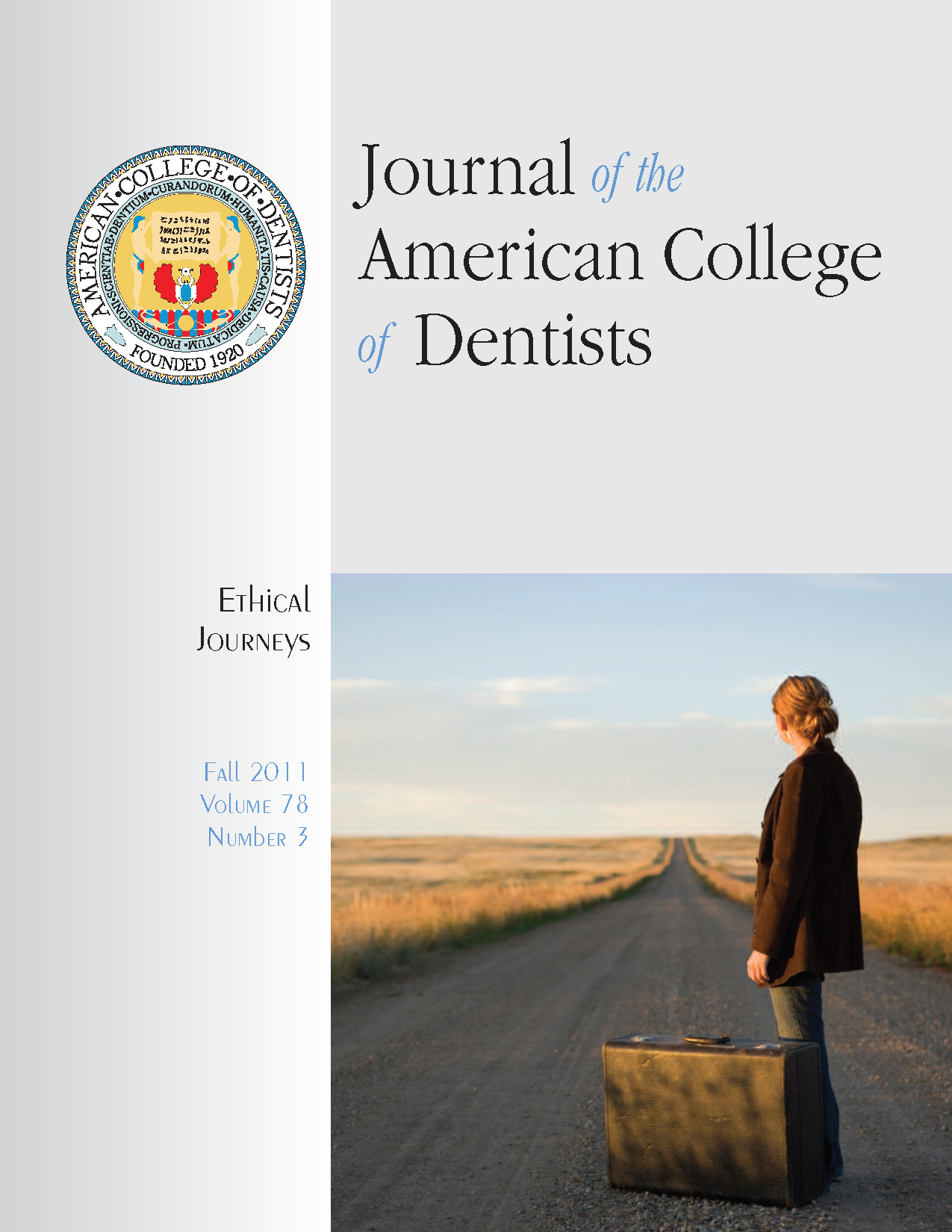 Photo of a professional looking down a gravel road