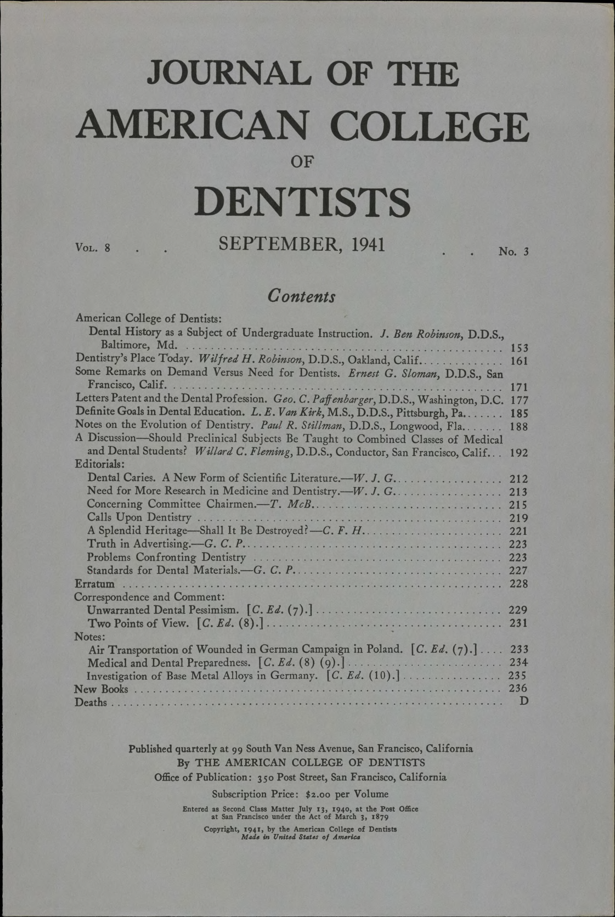 JACD cover made of plain white paper with black, centered text that fills the page.