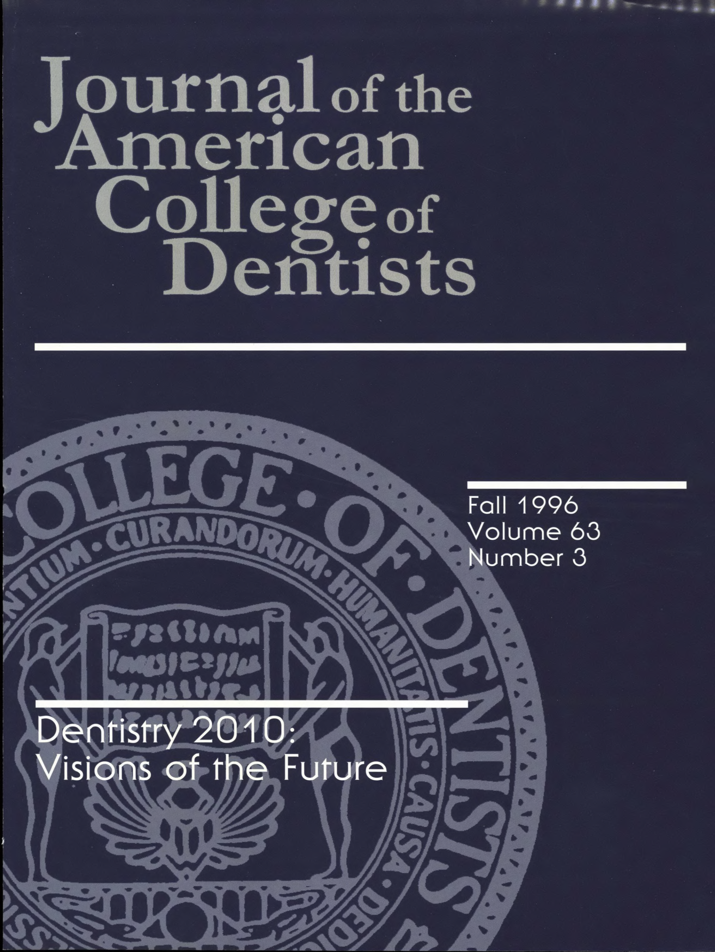 Dark blue JACD cover with a large, light gray ACD seal in the background