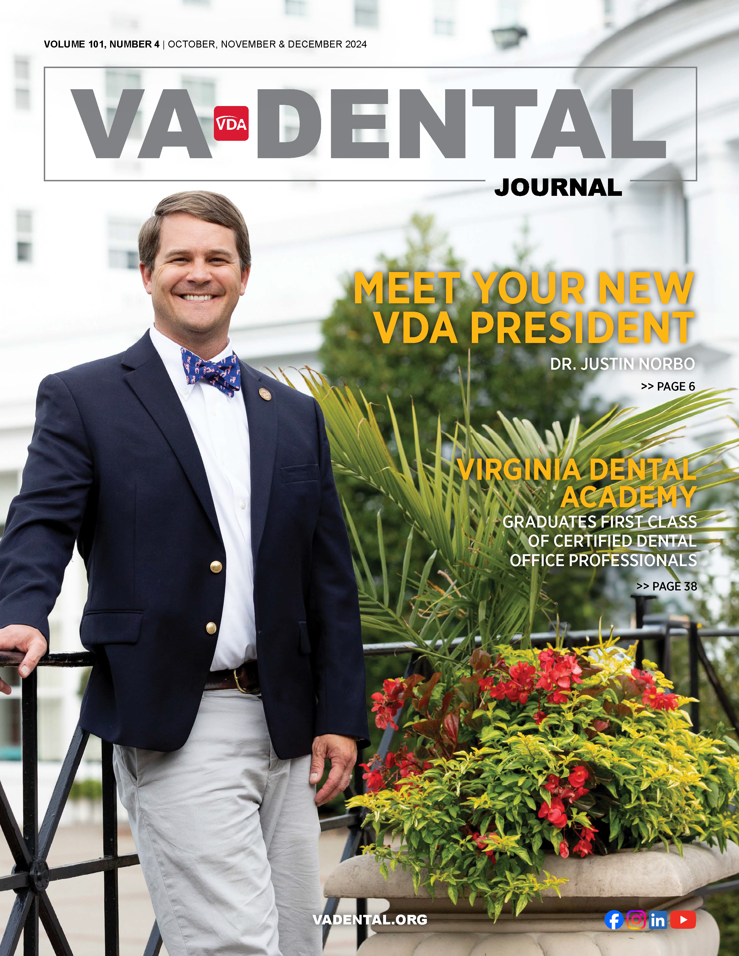 Cover of the Virginia Dental Journal