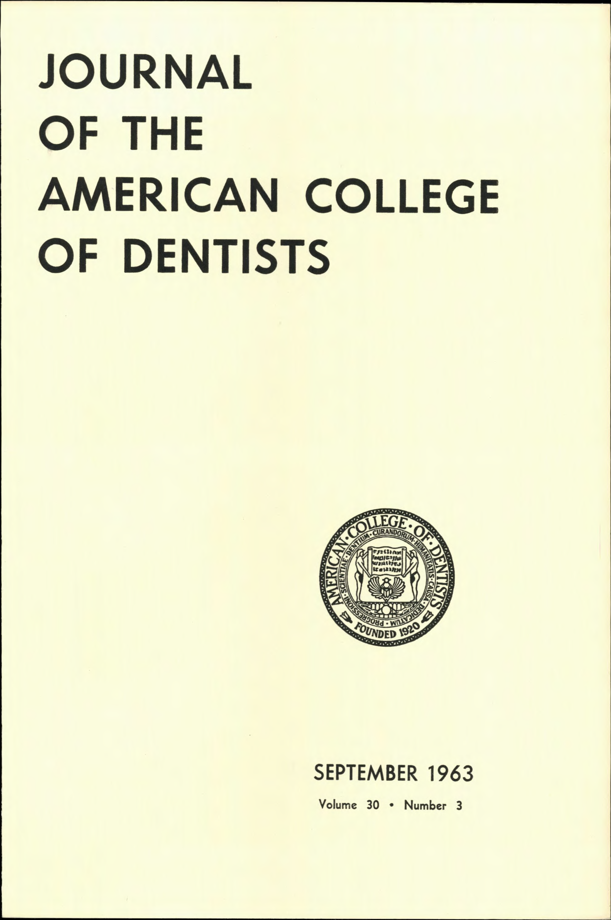 White JACD cover with plack ACD seal in the corner