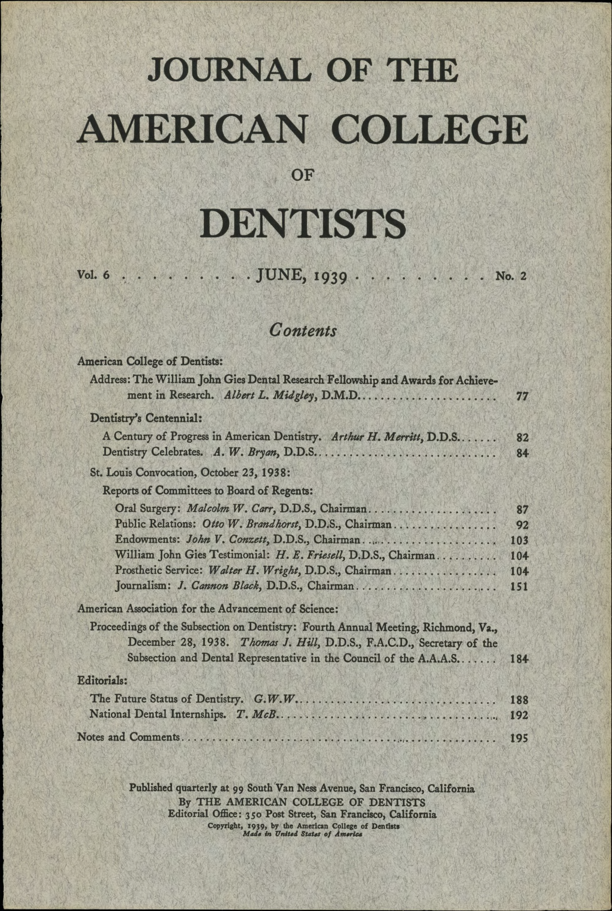 JACD cover made of plain white paper with black, centered text that fills the page.