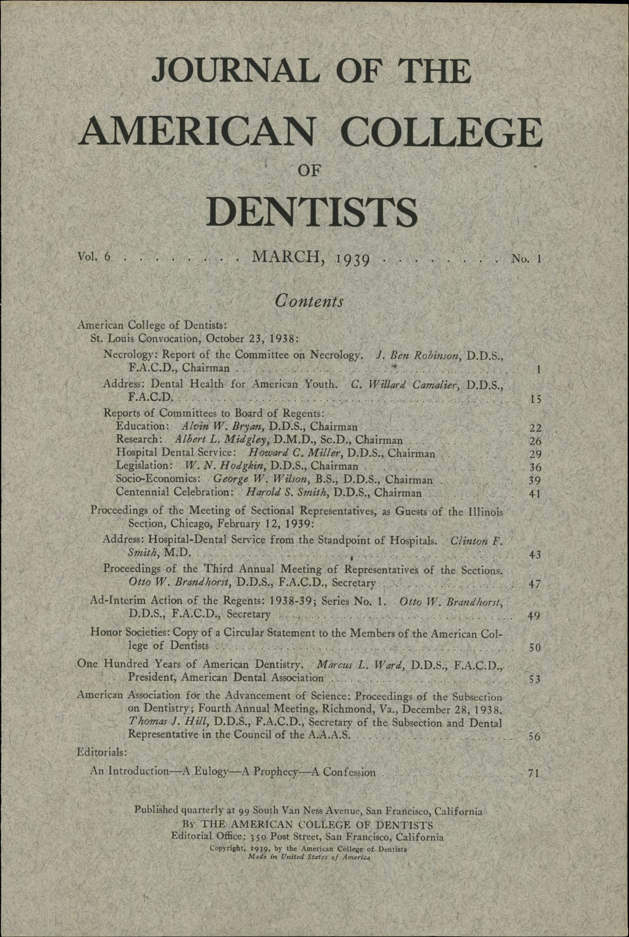 JACD cover made of plain white paper with black, centered text that fills the page.