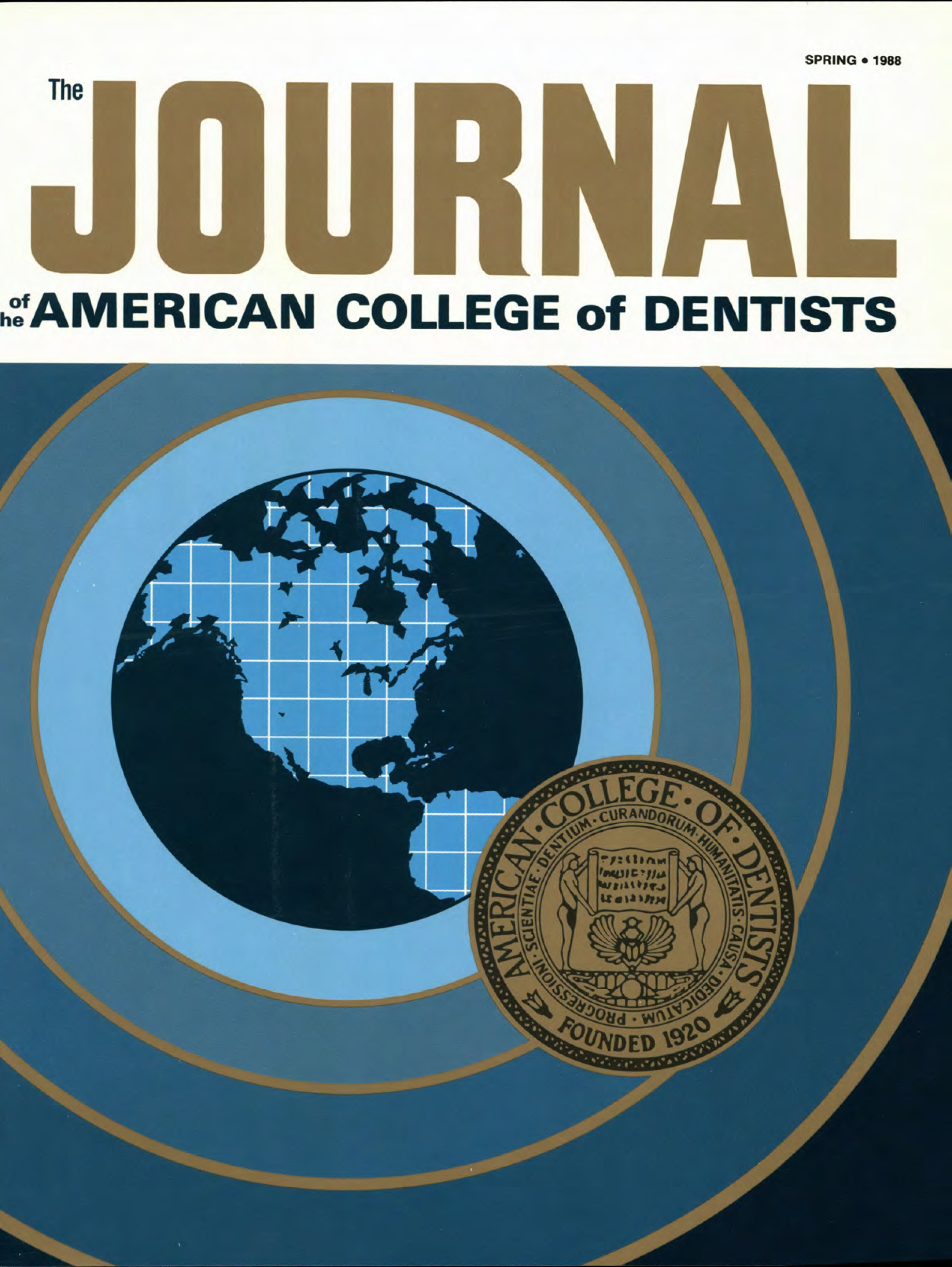 1960s style JACD cover with a blue sonar-style illustration of Earth with concentric blue circles bordered in bronze. A bronze ACD sigil is at the forefront as if stamped.