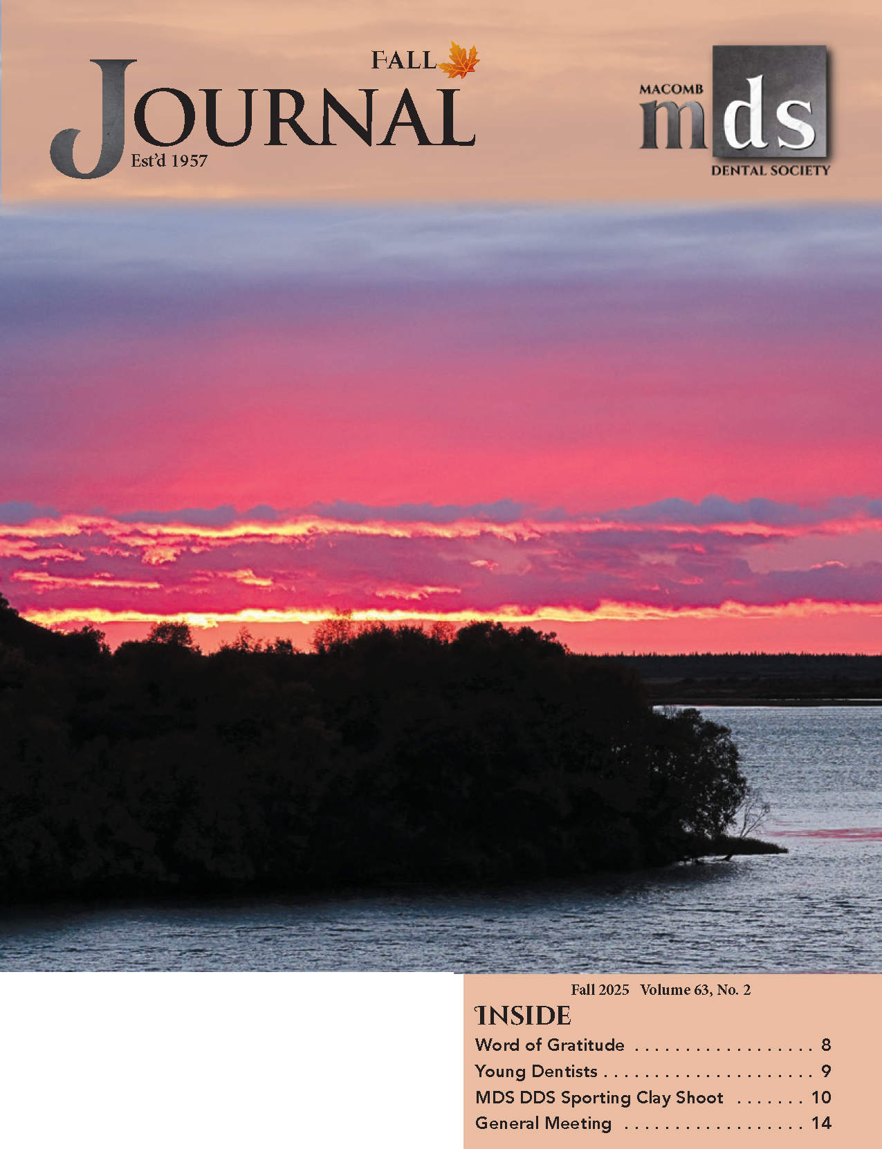 Decorative photo of a lake at sunset