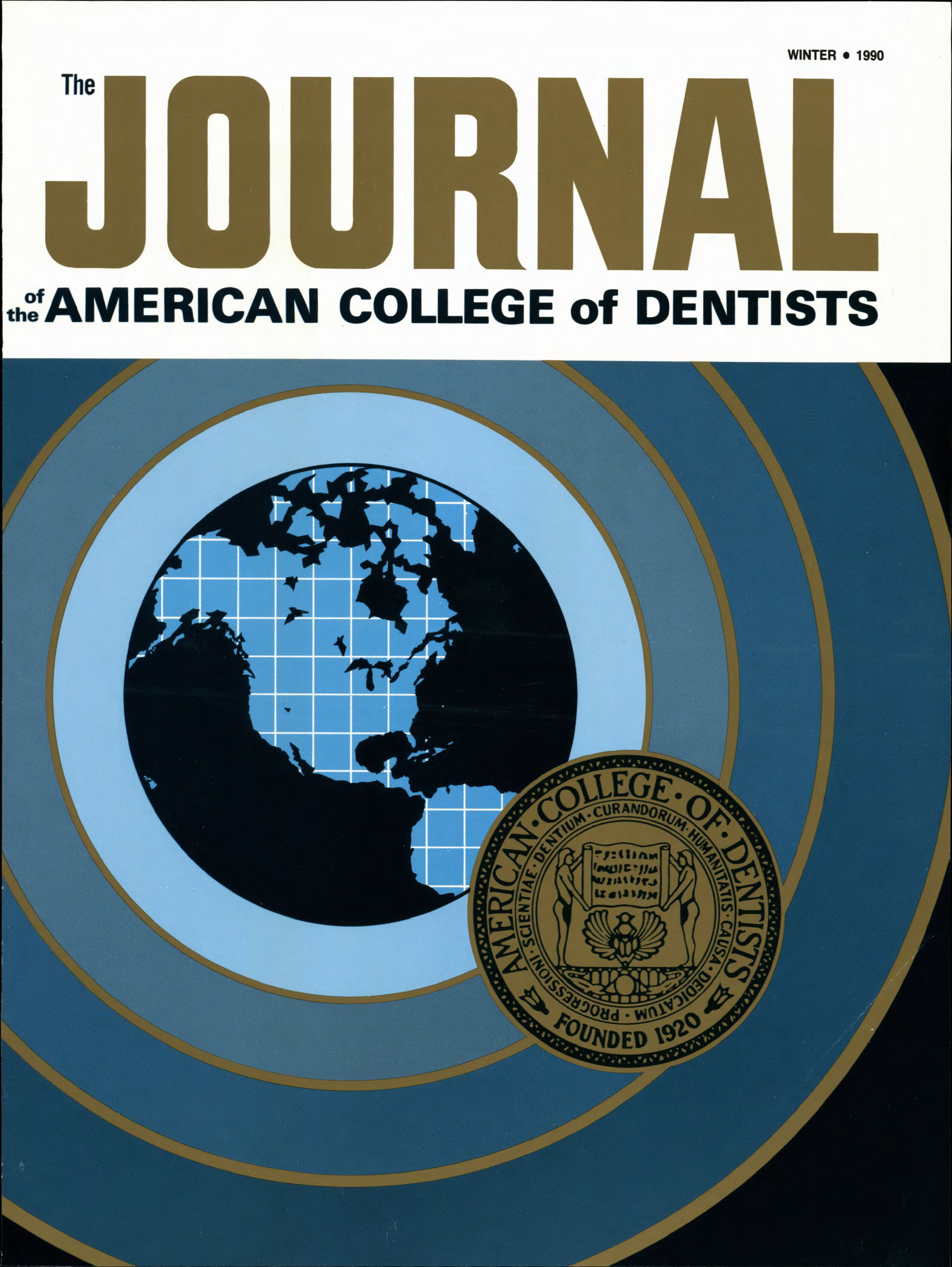 1960s style JACD cover with a blue sonar-style illustration of Earth with concentric blue circles bordered in bronze. A bronze ACD sigil is at the forefront as if stamped.