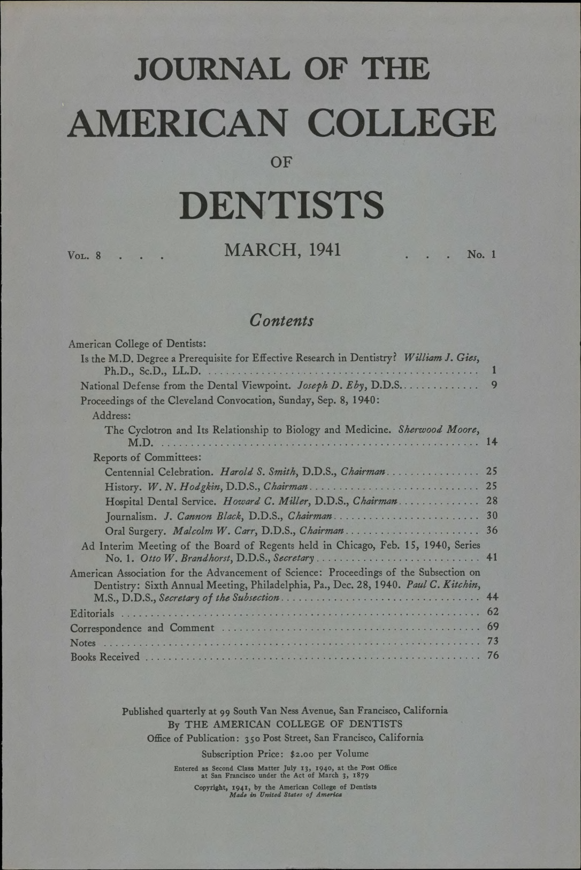 JACD cover made of plain white paper with black, centered text that fills the page.