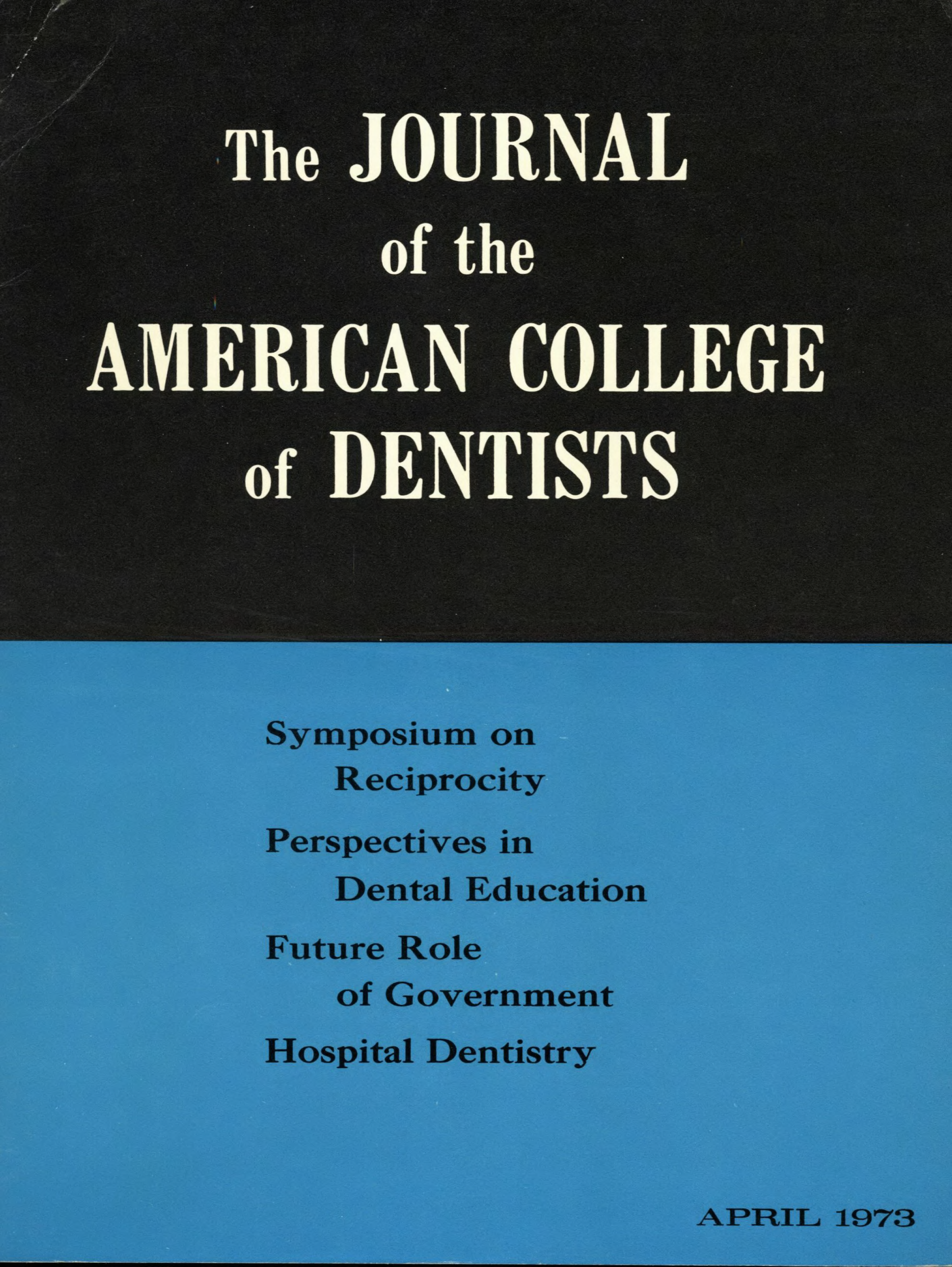 JACD cover split into two horizontally: the top block is black with the title, bottom is blue with featured headlines