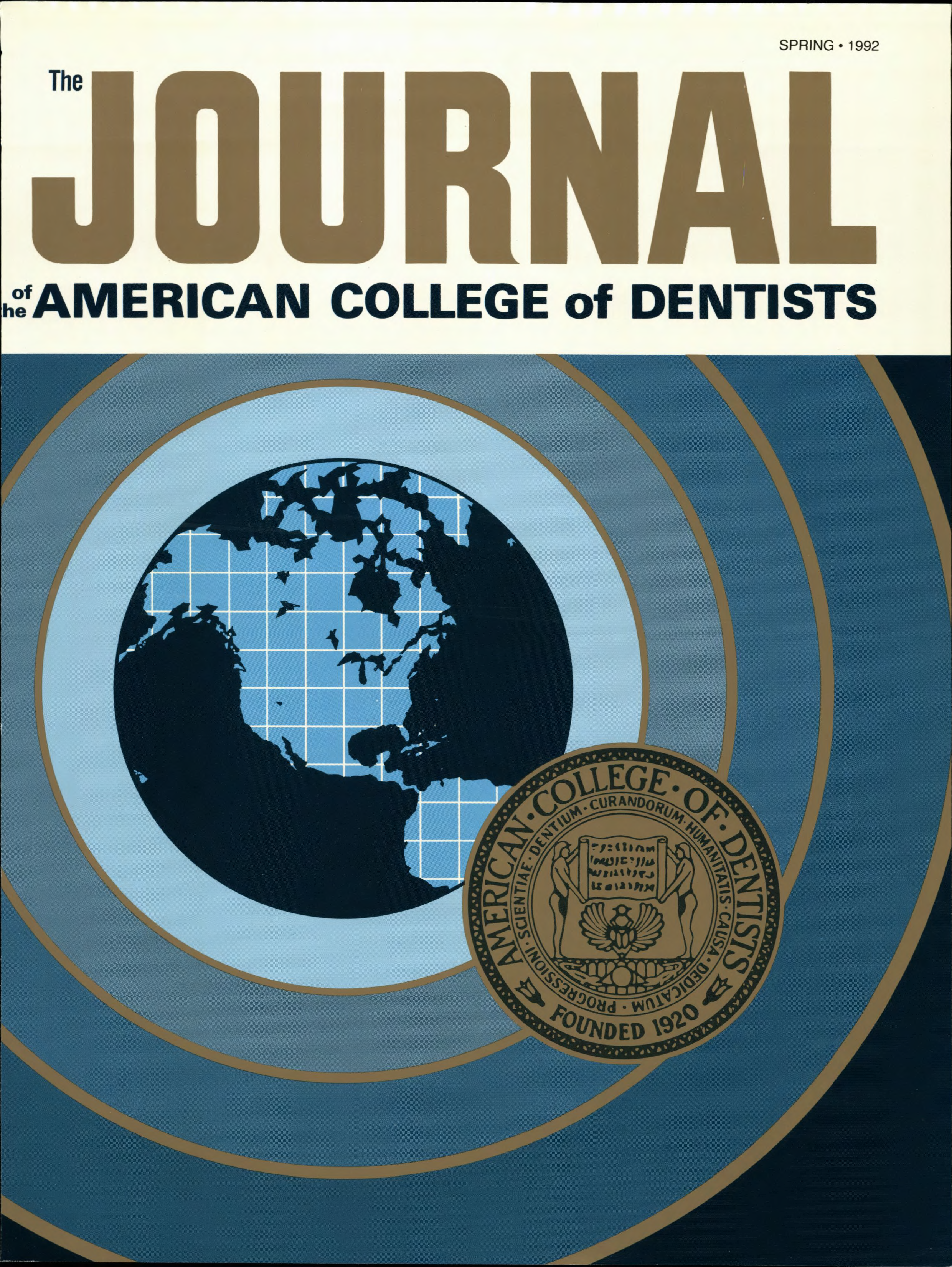 1960s style JACD cover with a blue sonar-style illustration of Earth with concentric blue circles bordered in bronze. A bronze ACD sigil is at the forefront as if stamped.