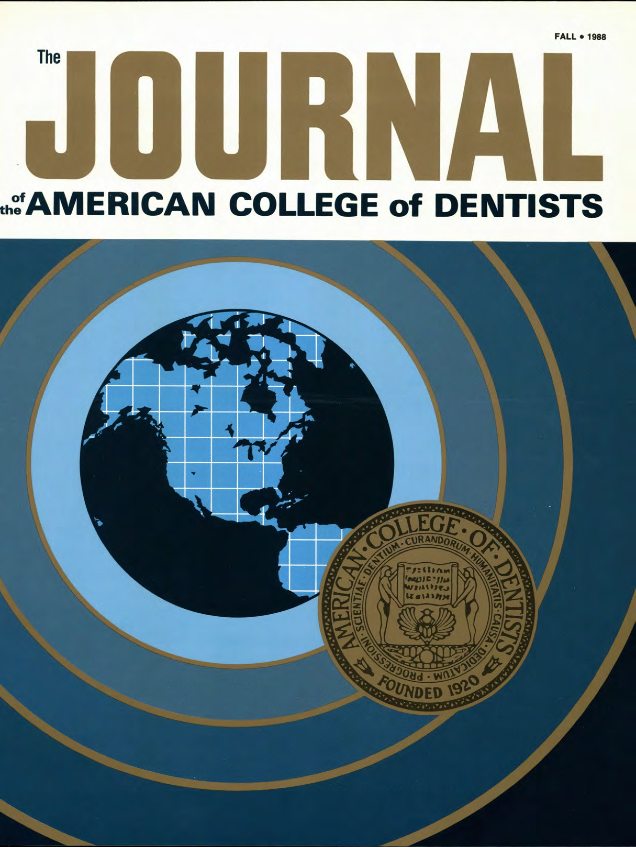 1960s style JACD cover with a blue sonar-style illustration of Earth with concentric blue circles bordered in bronze. A bronze ACD sigil is at the forefront as if stamped.