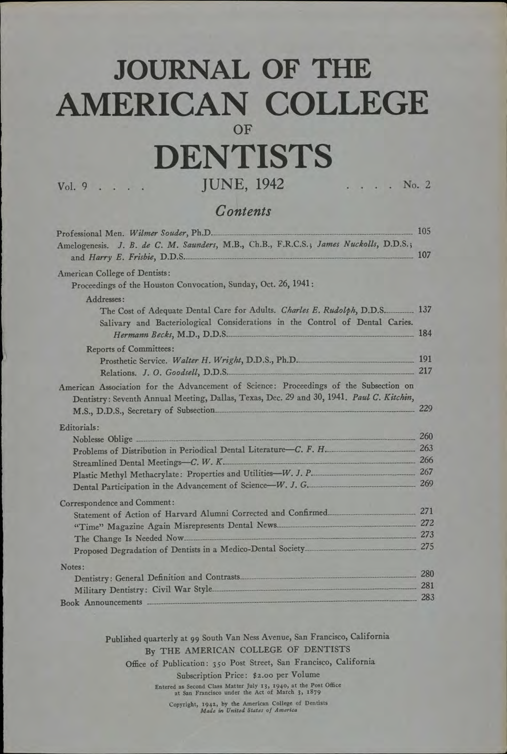 JACD cover made of plain white paper with black, centered text that fills the page.