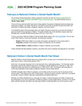 National Children’s Dental Health Month - Program Planning Guide (2023)