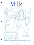 Milk. Jane Drinks Milk. Milk Helps to Build Strong Teeth. (1948)