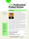 Professional Product Review Vol. 8 No. 2 by American Dental Association, Council on Scientific Affairs