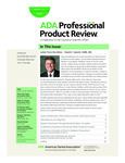 Professional Product Review Vol. 9 No. 2 by American Dental Association, Council on Scientific Affairs