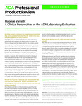 Professional Product Review Vol. 10 No. 3 by American Dental Association, Council on Scientific Affairs